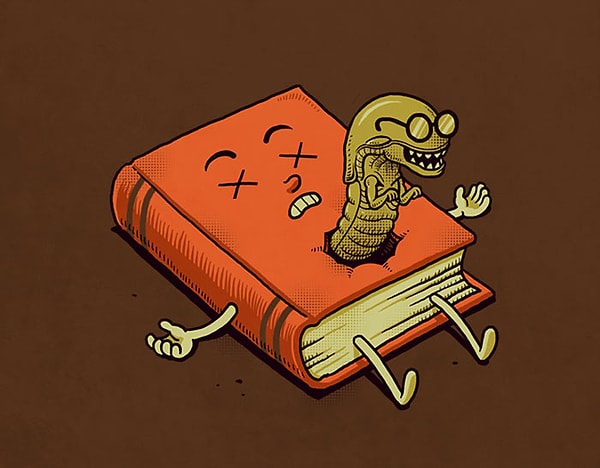 5. Чужой в образе книжного червя