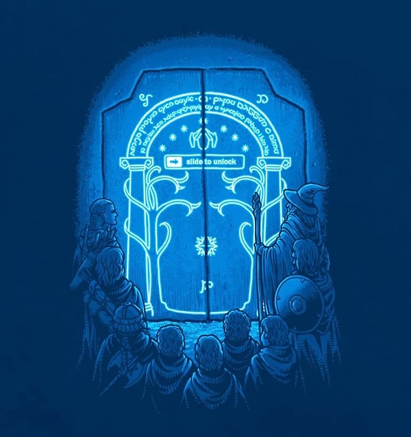 9. Проведите пальцем, чтобы разблокировать