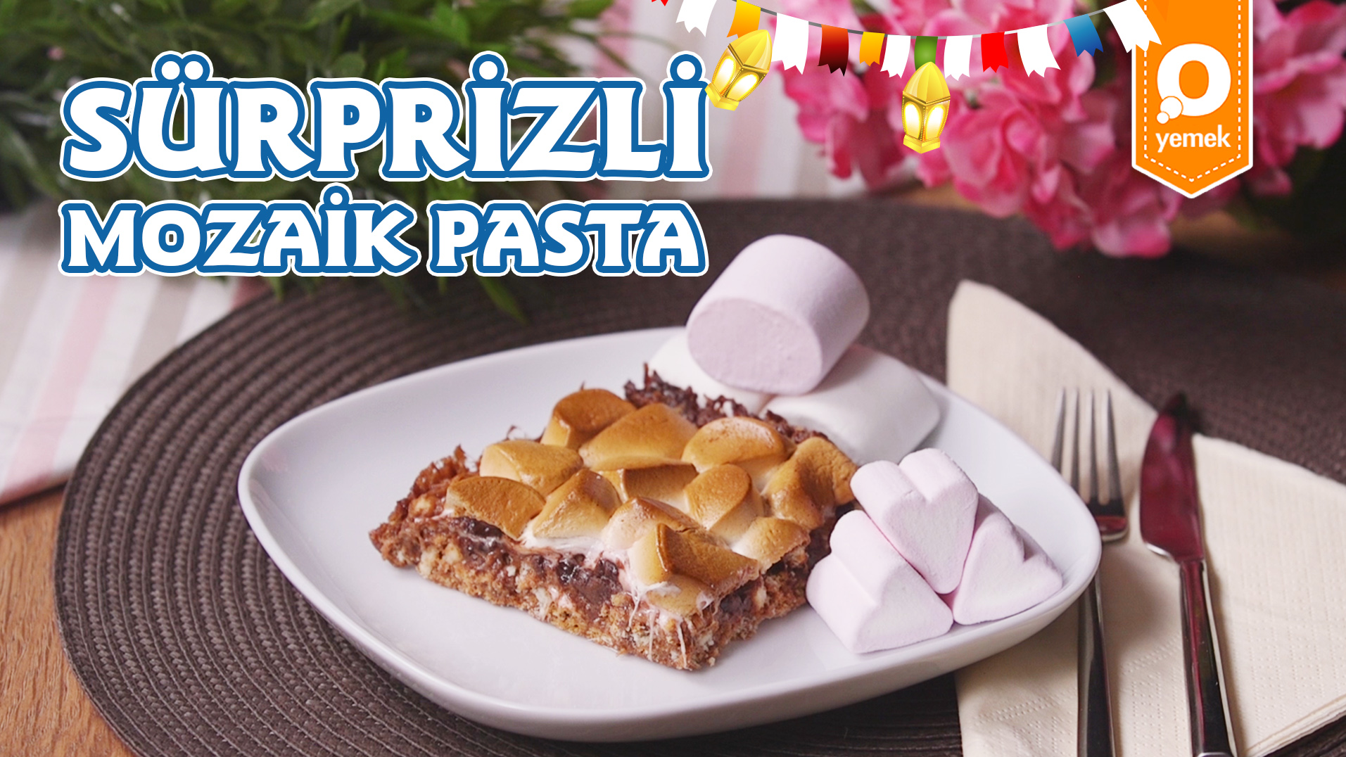 İftar Sonrası Tatlı Keyfini Taçlandıran Lezzet Sürprizli Mozaik Pasta