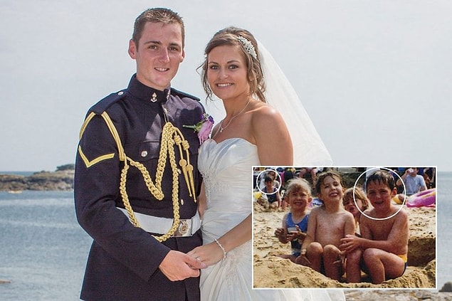 6. Fotoğraftaki çiftin adları Aimee Maiden ve Nick Wheeler. Evlenmeye hazırlanan bu iki genç, Nick'in büyükanne ve büyükbabasını ziyaret ettikleri sırada fotoğraf albümlerini karıştırmaya karar verdiler.