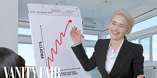 Game of Thrones'un Efsane Oyuncusu Emilia Clarke, Stok Fotoğrafları Yeniden Canlandırdı