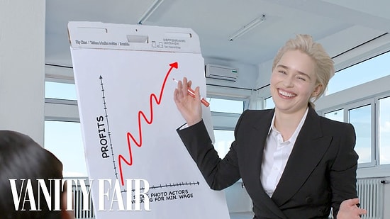 Game of Thrones'un Efsane Oyuncusu Emilia Clarke, Stok Fotoğrafları Yeniden Canlandırdı