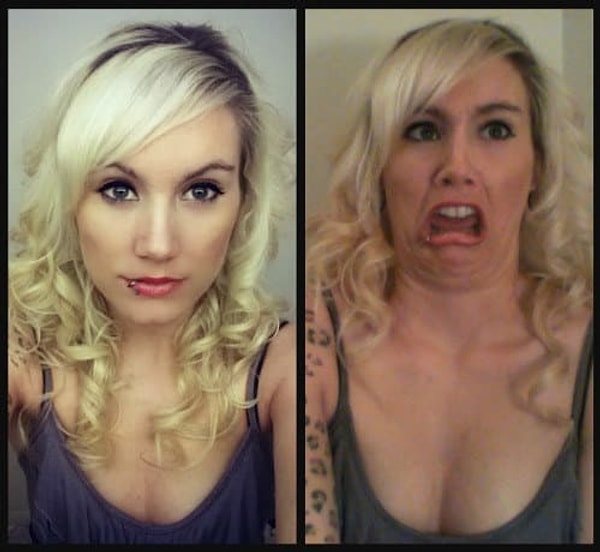 19. Вы отправляете друг другу фотографии с самыми уродливыми лицами, которые вы только можете сделать 😝