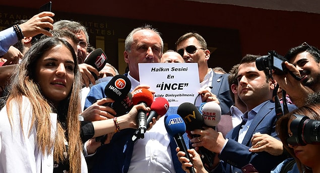 Muharrem İnce dün fakülteye destek ziyaretinde bulunmuş ve bir konuşma yapmıştı.