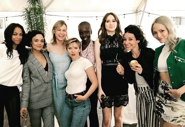 29. Женская половина Марвел. Как будто собрались делать постер для нового фильма: