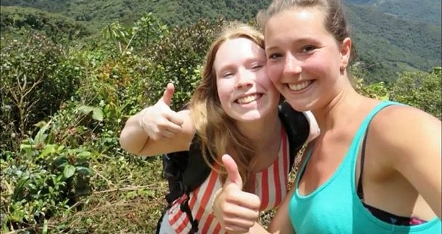 4. Kris Kremers ve Lisanne Froon, bu fotoğrafı çekildikleri Panama yürüyüşlerinden bir daha dönemediler.