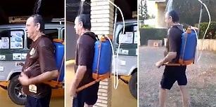 Sıcaklara Karşı Kendince Çözüm Bulan Abimizin Efsane İcadı
