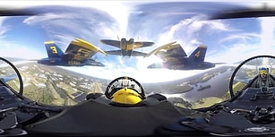 360 Derece Görüntülerle Amerikan Donanmasının Gösteri Timi Blue Angels'ın Uçuşuna Tanıklık Edin!