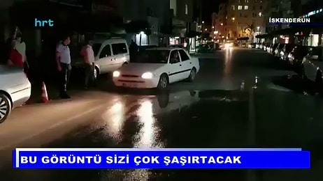 Hatay'da 2 Metrelik Alana Yağan İlginç Yağmur