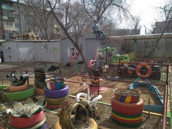 4. Из подручных материалов тоже можно воплотить в жизнь дизайнерскую мысль!