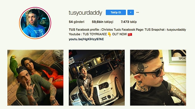 Tus ise ilgiden memnun! Hatta Instagram hesabına bir Türk bayrağı emojisi ekledi ve tüm gönderilerine #Türkiye etiketini ekliyor.