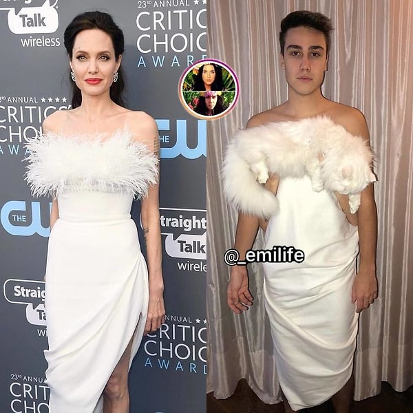 1. Эмануэль начать выкладывать пародии на селебрити в Инстаграме в 2014 году и с тех пор набрал уже более 661 000 фанатов.