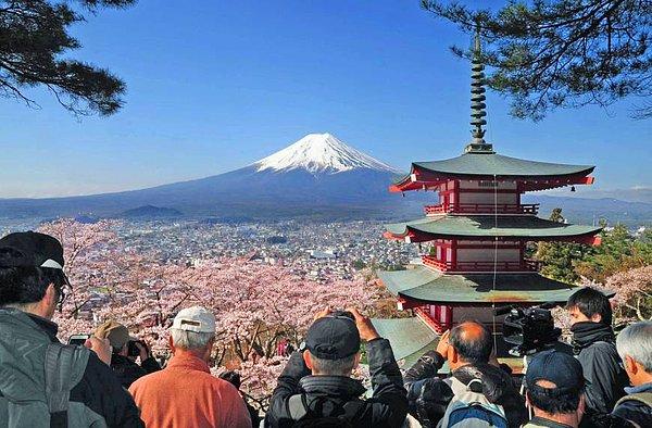 6. Japonya'da turizm son 5 yılda %250 artış gösterdi.