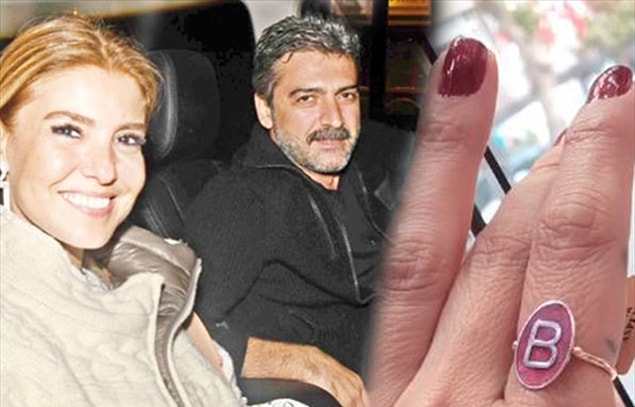 7. Ortalık alev alırken; Gülben Ergen misler gibi aşk yaşıyor! Burak Törer'in baş harfinin olduğu bir yüzük dahi takmaya başladı!