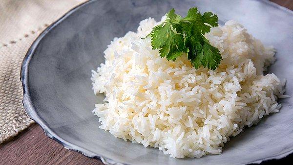 13. Beyaz pirinç