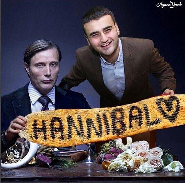10. Hannibal beyin dana yiyesi tutmuş.