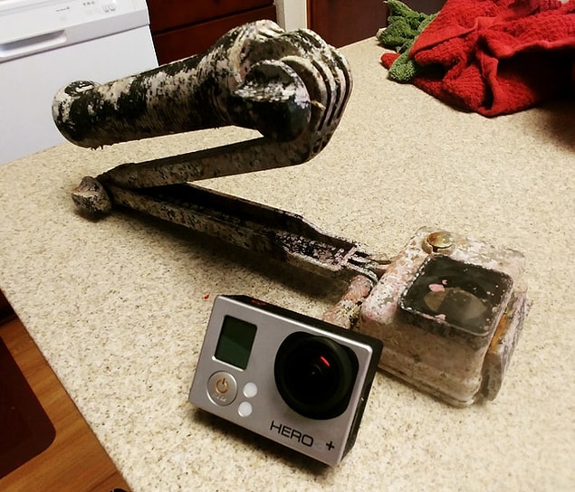 11. İki ay boyunca okyanusta kalan GoPro.