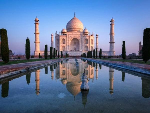 11. Hindistan'a gitmek için en güzel sebeplerden biri olan Tac Mahal!
