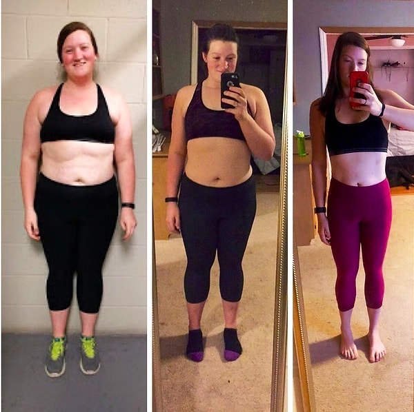 11. Эта девушка каждый день смотрела в зеркало и хотела более тонкую талию, и у неё это получилось! 👏