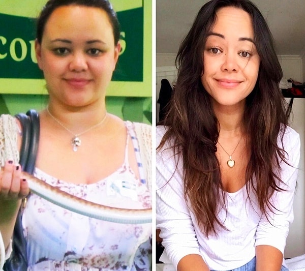 15. В свои 20 эта девушка много пила и часто страдала от депрессии. Сегодня ей 30. Результат налицо!