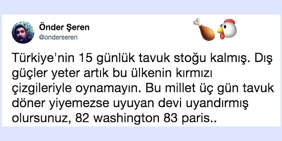 Kapımıza Dayanan Tavuk Krizini Mizahıyla Marine Eden 15 Kişi