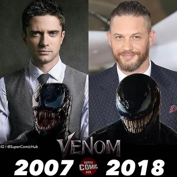 11. Тофер Грейс/Том Харди - Веном