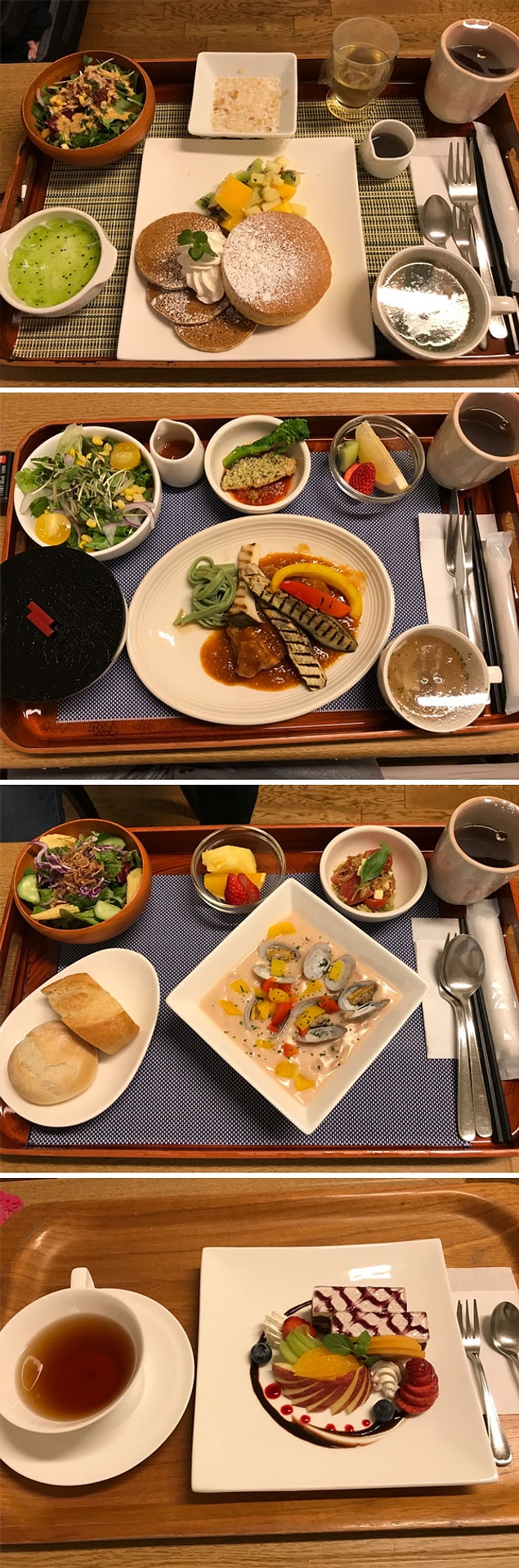 1. "Yakın bir zamanda Japonya'da doğum yaptım ve hastanede verilen yemekler..."