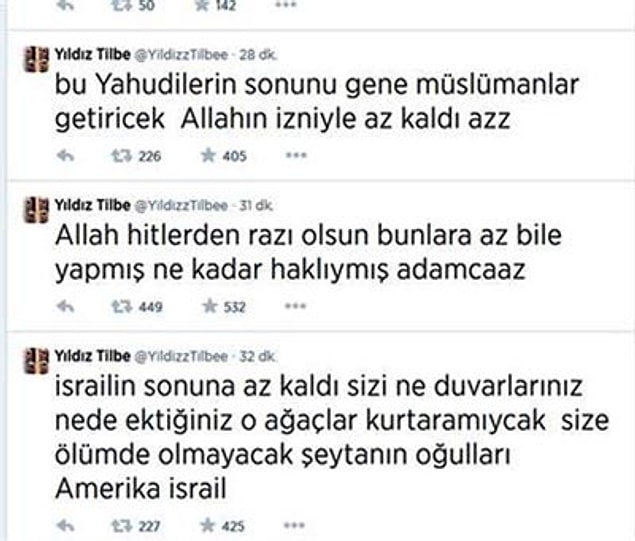 "Allah Hitler'den razı olsun."