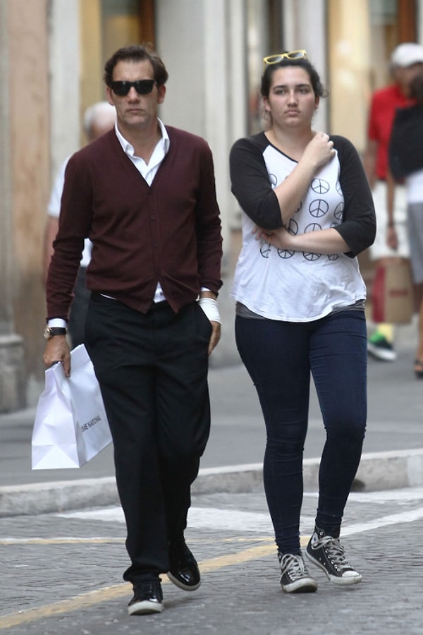 12. Клайв Оуэн и дочь Ханна