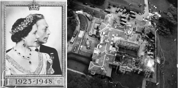 6. Король Георг VI и королева Елизавета Королева-мать - Полесден Лэйси в Суррее, Англия