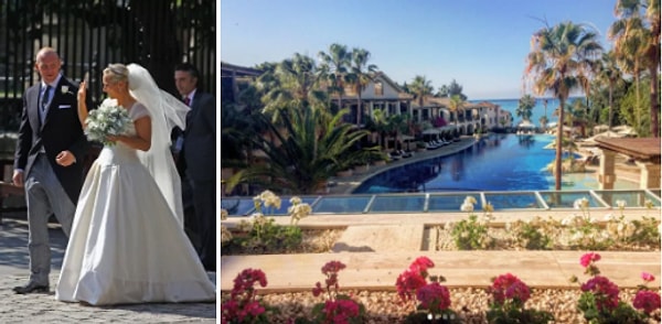 7. Зара Филлипс и Майк Тиндалл - курорт Columbia Beach в заливе Писсури на Кипре