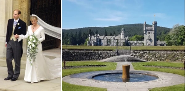 9. Принц Эдвард и Софи Элен Риз-Джонс - Замок Балморал в Шотландии.