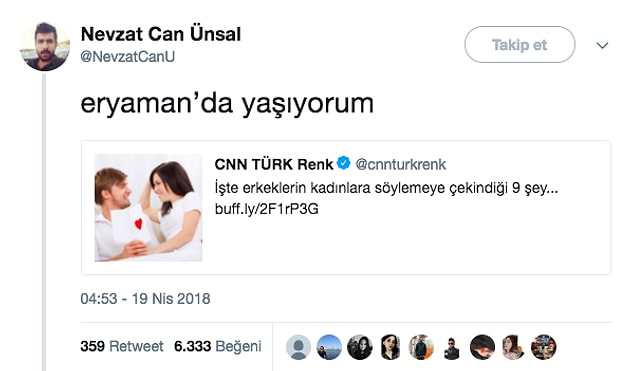 15. Üzdü. 😃