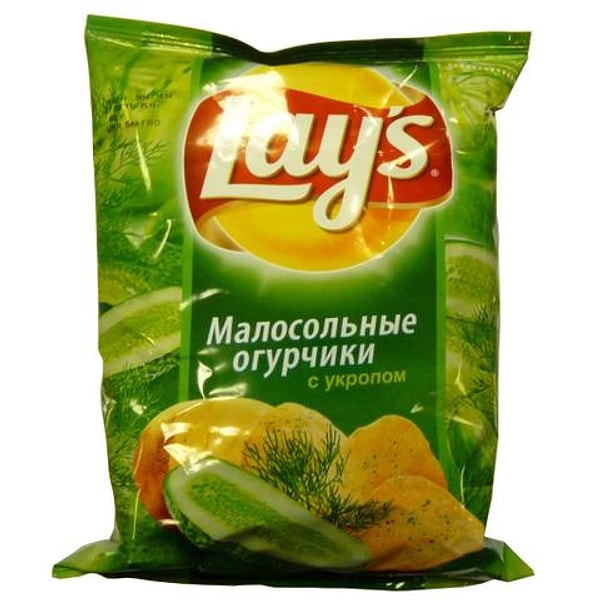 Вы чипсы со вкусом малосольных огурчиков