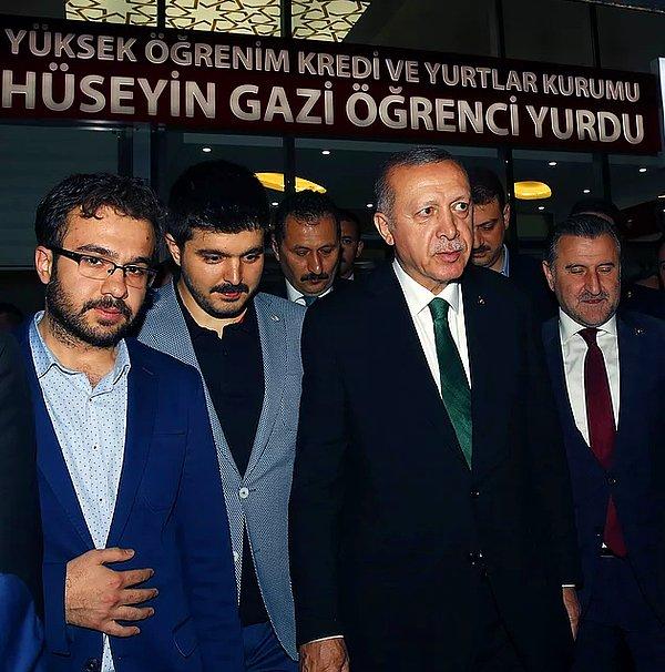 Erdoğan’a Gençlik ve Spor Bakanı Osman Aşkın Bak da eşlik etti.
