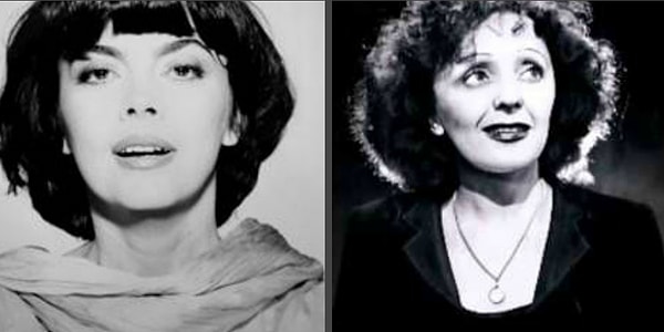 10. Эдит Пиаф, Мирей Матье