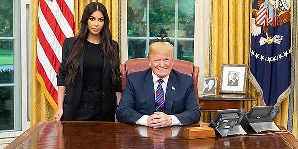 13. Sıkı bir Hillary destekçisi olarak bilinen Kim Kardashian ise tıpkı kocası gibi bu hafta Trump'ın yanındaydı!