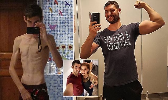 Kısa Mesajla Terk Edilip 45 Kiloya Düşen Gencin Sağlıklı Beslenme ve Spor ile Kazandığı Zafer