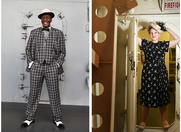 5. ...ежегодная традиция проведения «Битвы Биг-Бэндов» набирала обороты: это были танцы "с" и "на" флоте.