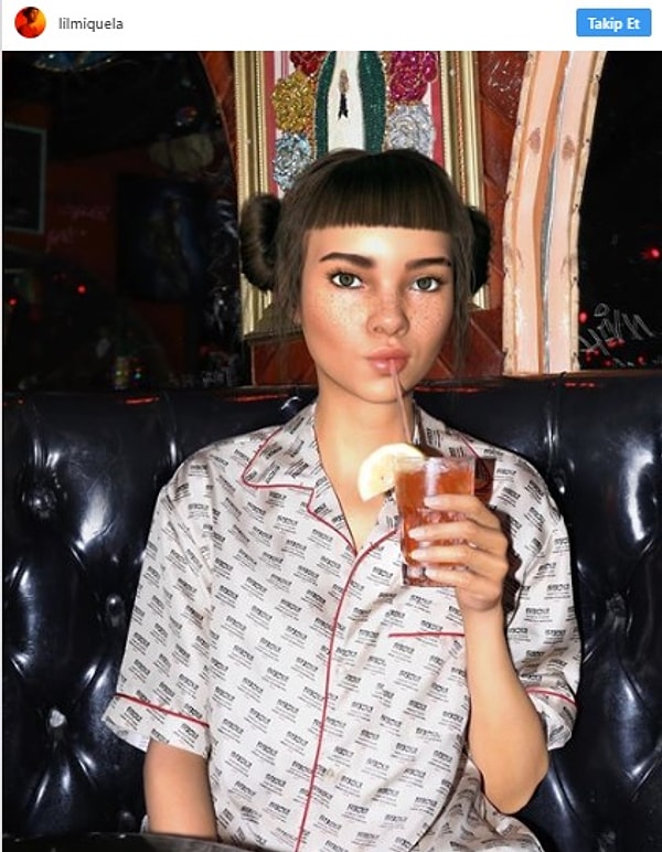 Лил Микела, так называемая, криптодевочка, абсолютно виртуальна!