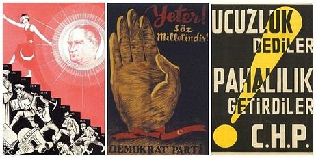 Tarihimize Damga Vuran Siyasi Partilerin ve Milli Mücadele Döneminin Muhtemelen Daha Önce Görmediğiniz Propaganda Afişleri