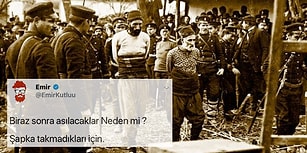 Balkan Savaşları'nda İdam Edilen Türkleri 'Atatürk'ün Şapka Kanunu'na Uymayanlar' Diyerek Paylaştı, Twitter Karıştı!