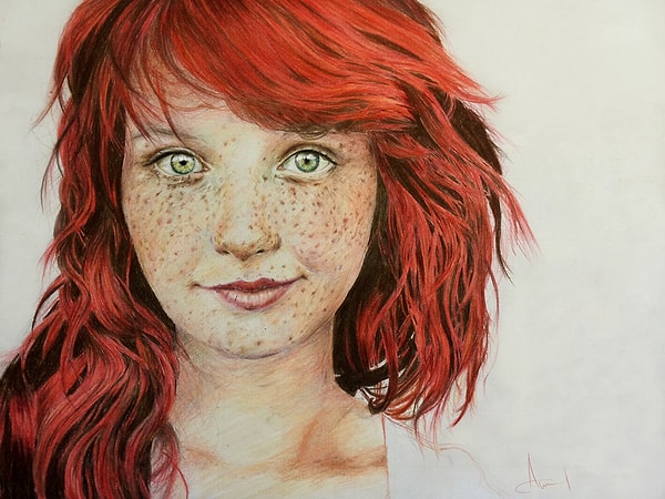 19. Рыжеволосых людей на земле всего 4%.