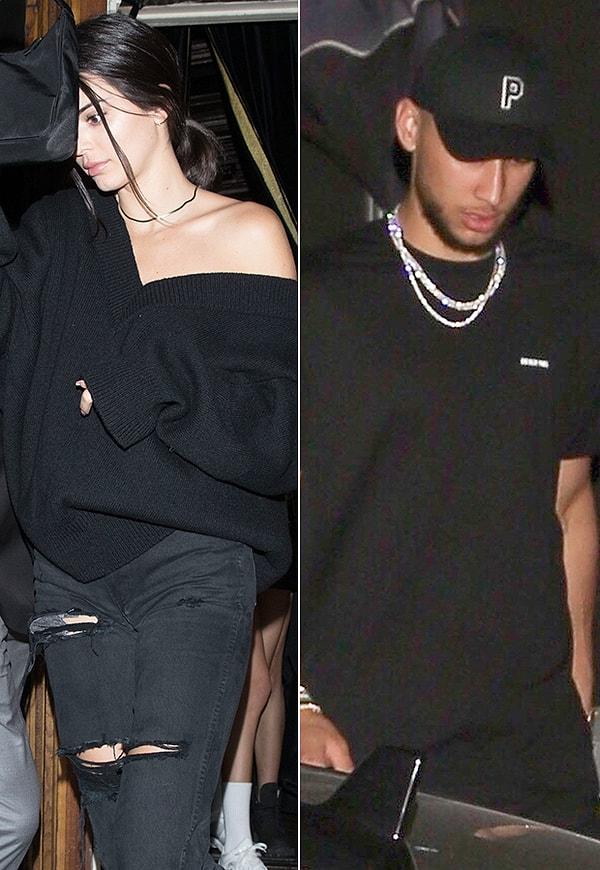 Kendall Jenner ise daha geçen hafta NBA oyuncusu Ben Simmons'la görüntülenmiş ve çift oldukları iddia edilmişti.