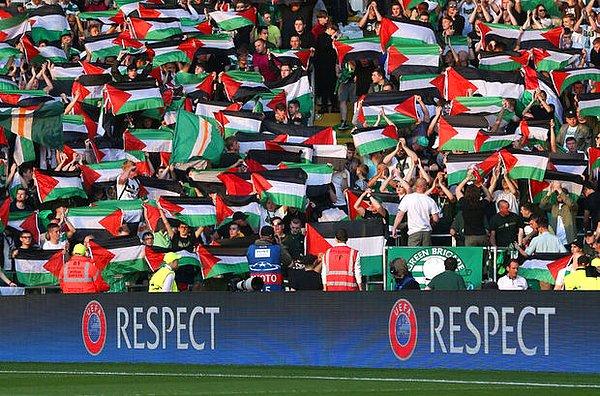 Filistin Futbol Federasyonu'ndan teşekkür mesajı