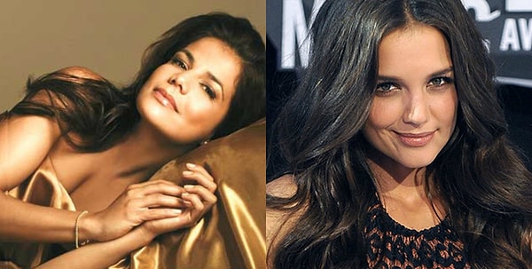 10. Нивея Стелманн и Кэти Холмс