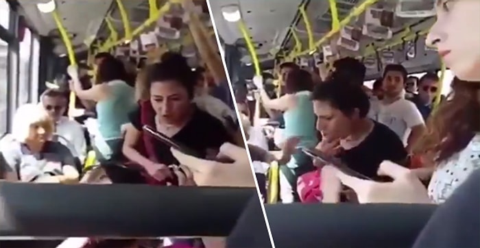 Tartıştığı Kişiyi 'Vallahi Kusarım Üstüne' Diye Tehdit Eden Kadın