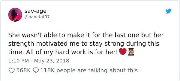 Последний твит девушки только за два дня получил 553 тысячи лайков и 113 тысяч ретвитов.