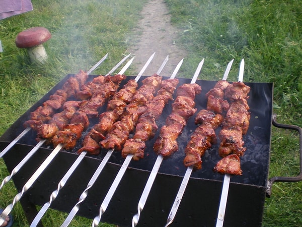 12. Сможете поставить мангал и пожарить шашлык?