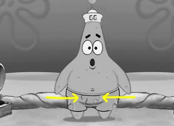 7. А сможете вспомнить оттенок цветов на шортах Патрика?